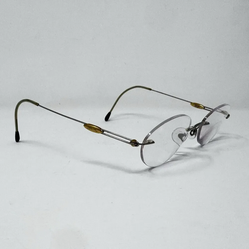 Silhouette Titan 7436 10 6065 Rimless Eyeglass Frames 21-40 Austria Made Vintage